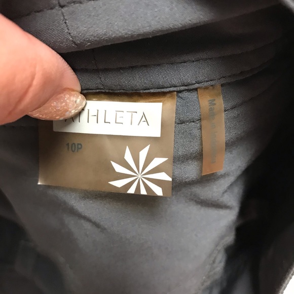 Athleta Gray Athletic Skirt 10P - Picture 4 of 6